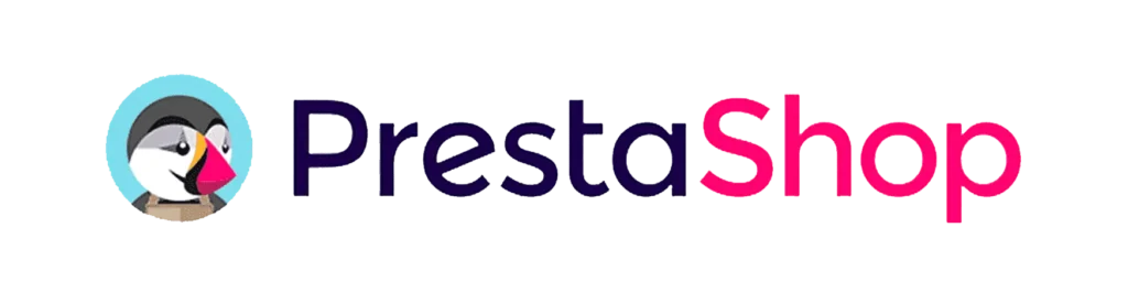 Logotipo de Prestashop, herramienta utilizada para Desarrollo de Tiendas Online